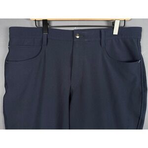 FootJoy Athletic Fit Golf Pants Mens 36x32 Navy Blue Performance Stretch FJ